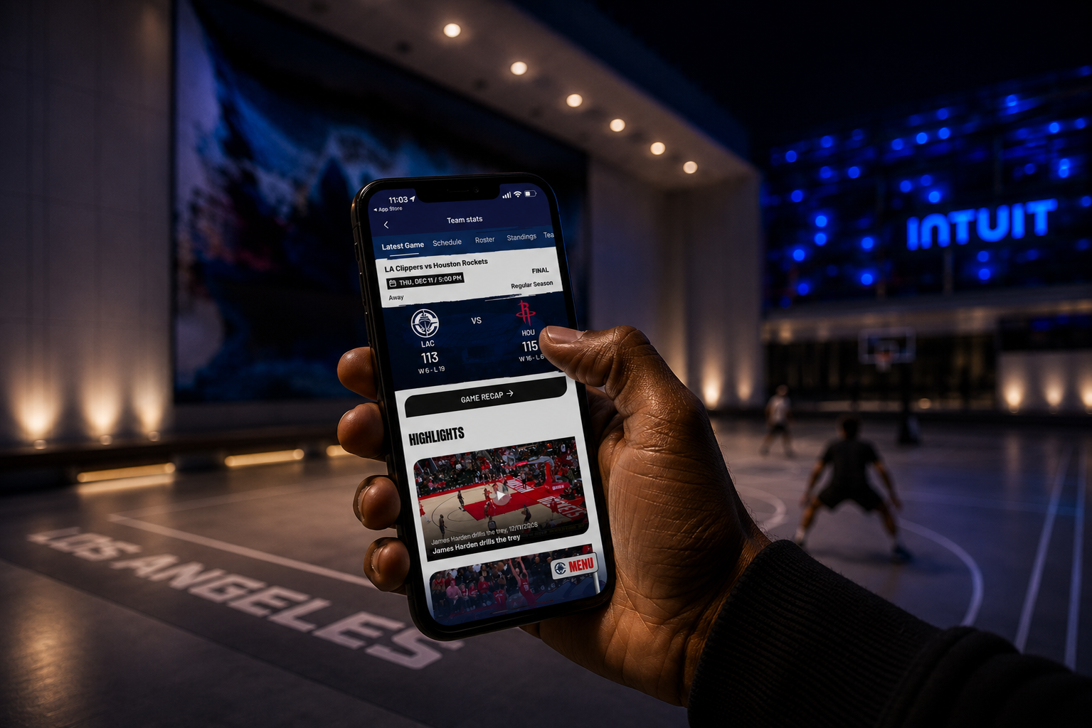 LA Clippers app redesign